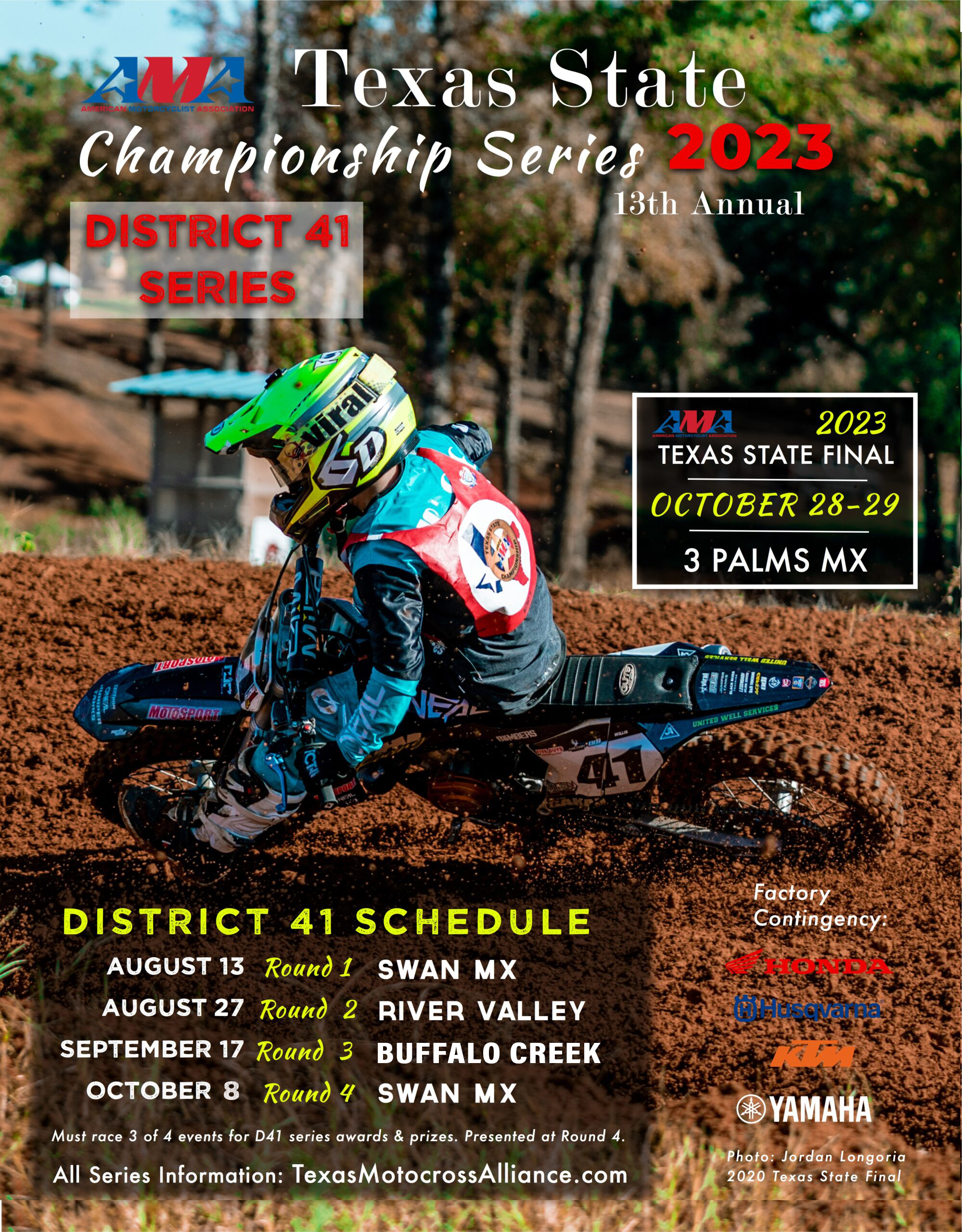 AMA Texas Motocross State Championship – District 20, District 41